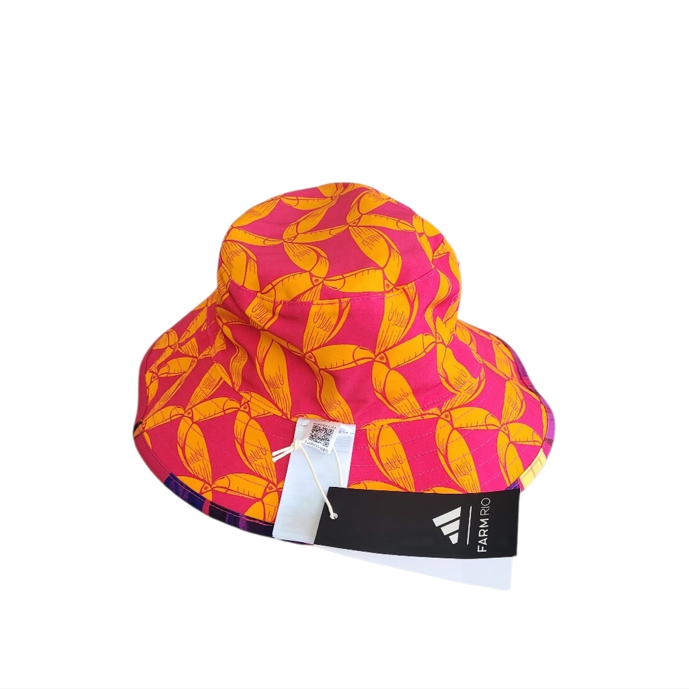 ADIDAS Farm Rio Reversible Bucket Hat One Size - Picture 13 of 13